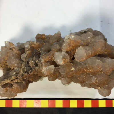 Quartz Crystals with Druzy Crystals Surface