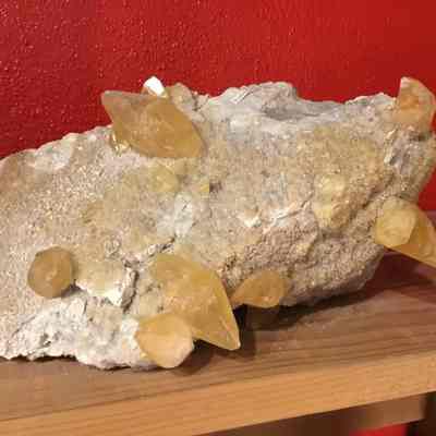 Yellow Calcite Crystals