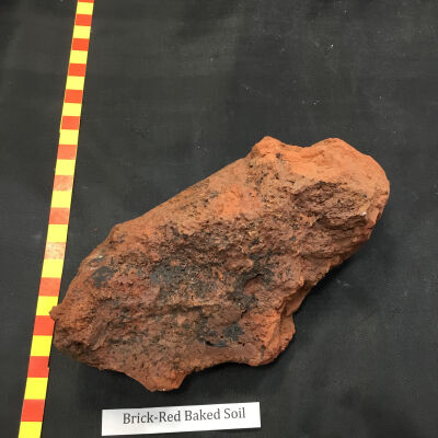 Brick-Red Baked Soil