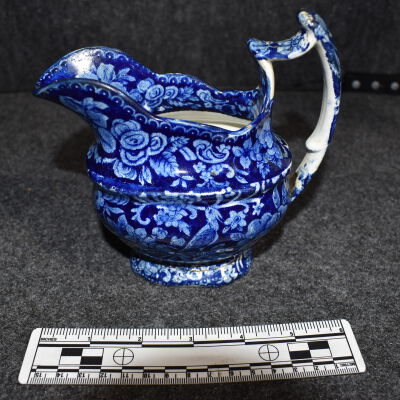 Old Blue Cream Pitcher