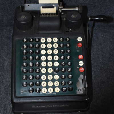 Burroughs Portable Manual Adding Machine