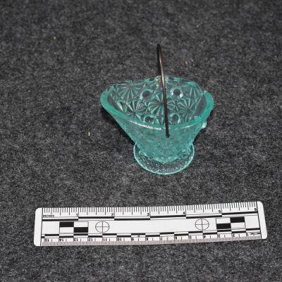 Glass Coal Hod, 1880
