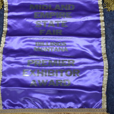 Midland Empire State Fair Award Banner