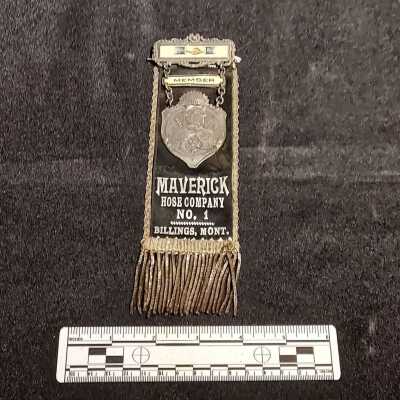 Badge for Member of Maverick Hose Co. No. 1