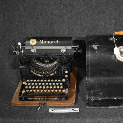 Monarch Typewriter and Case