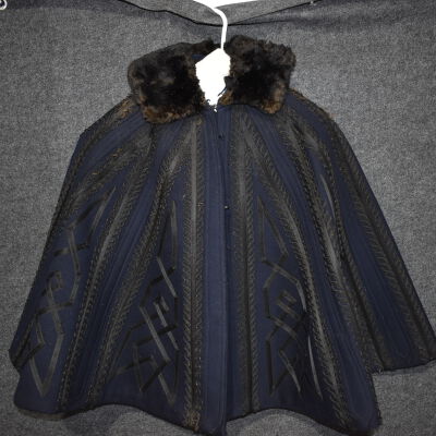 Dark Navy Blue Cape