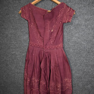 Child's Burgundy Dress