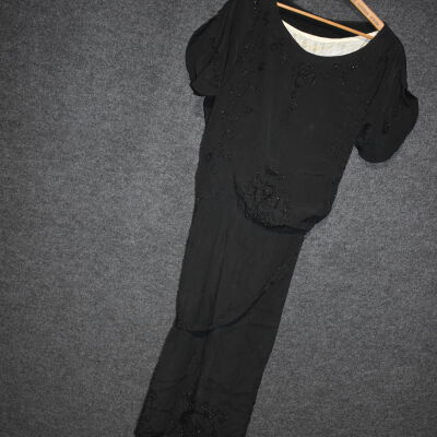 Black Silk Dress