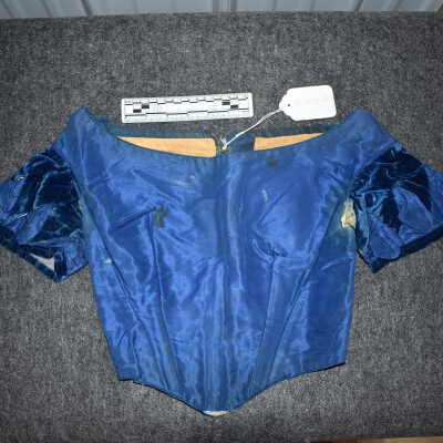 Blue Silk Top