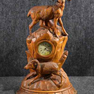 Handcarved Clock, 1902 circa