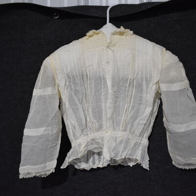 White Linen Skirt and Blouse