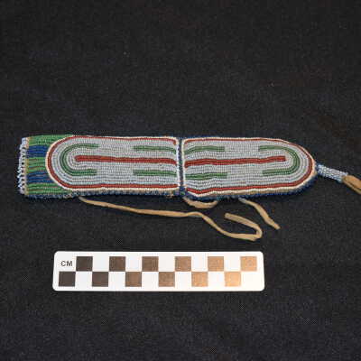 Knife and Beaded Sheath