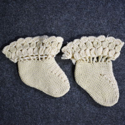 Baby Bootees, 1910 (2 pairs)