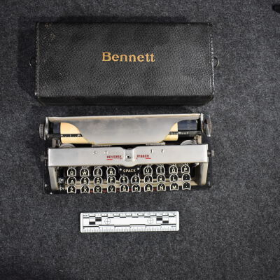 Bennett Portable Typewriter