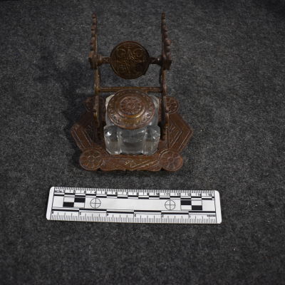 Brass Inkwell