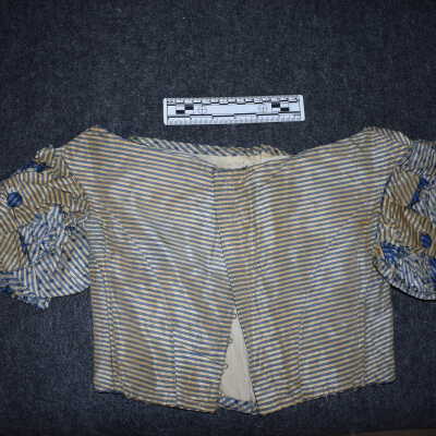 Blue Stripe Silk Top