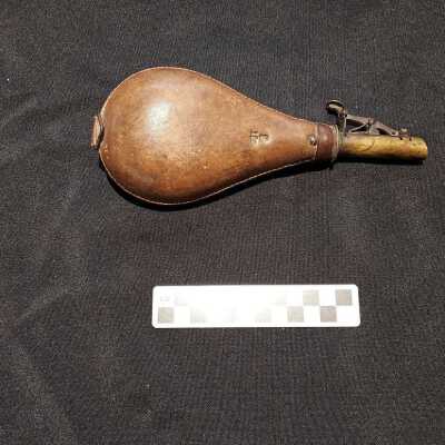 Black Powder Flask Pouch