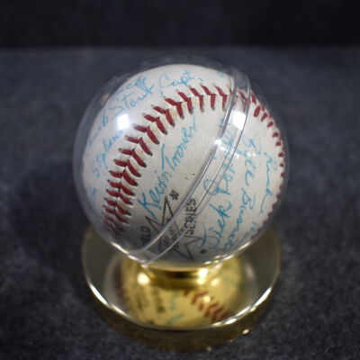 1960 New Orleans Legion Team Autographed Baseball