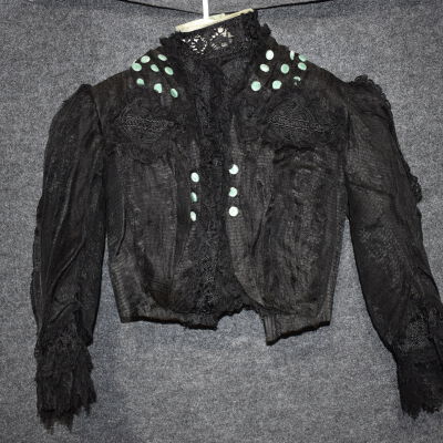 Woman's Black Lace Wedding Suit