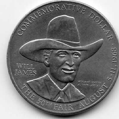 Midland Empire State Fair Commemorative Coin Will James