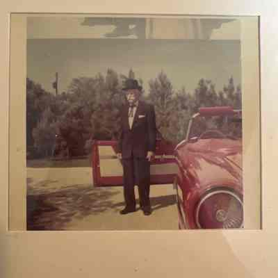 granddaddy bud w an old thunderbird