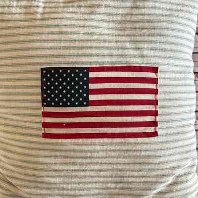 Front of pillow