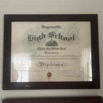 Frank Cherry Hayesville Highschool Diploma