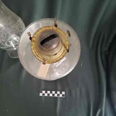Top of lamp: The top of lamp
