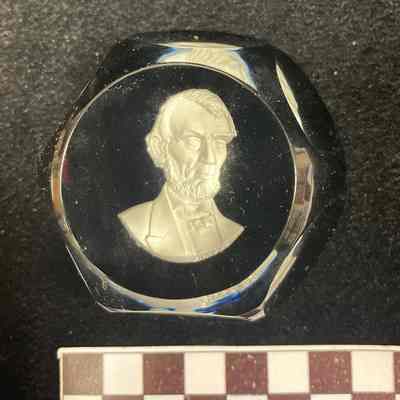 Rose Lincoln Paperweight