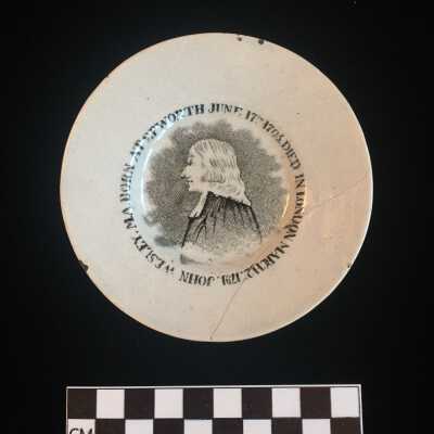 John Wesley Commemorative Plate