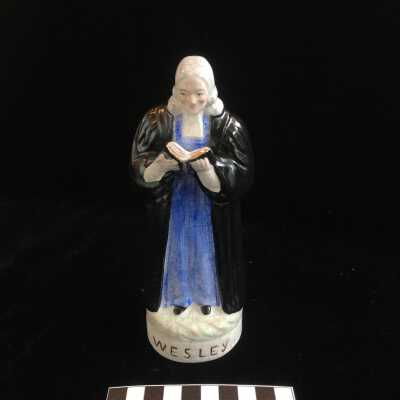 Sculpture of Wesley in Blue