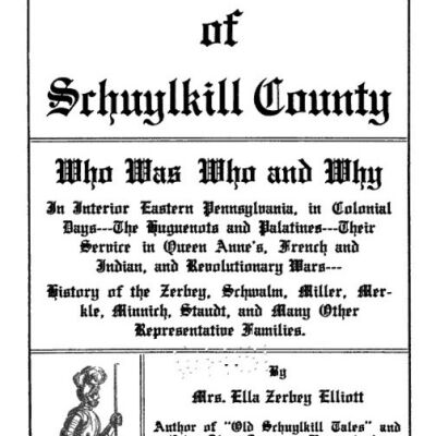 Blue Book of Schuylkill County