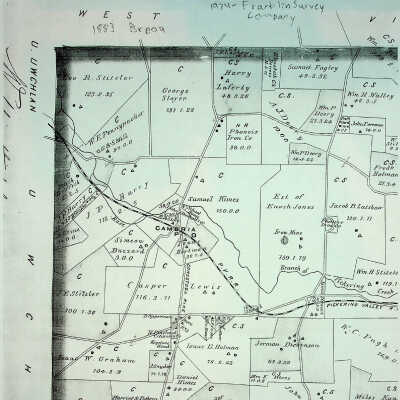 Copy of Map (Franklin Survey Co)