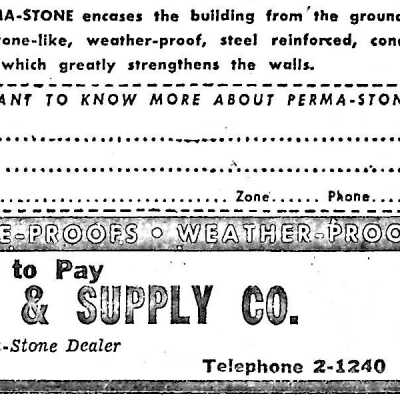 Ad for waterproofing