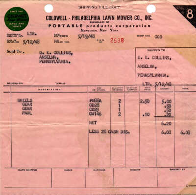 Invoice/Packing List