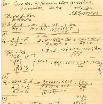 Answers to Examination Questions