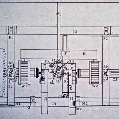 Drawing of hurst machinery