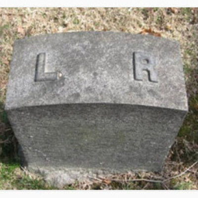 Grave marker for Lewis Rees (1767-1846) and his wife, Elizabeth Tritt Rees ( 1762-1836)