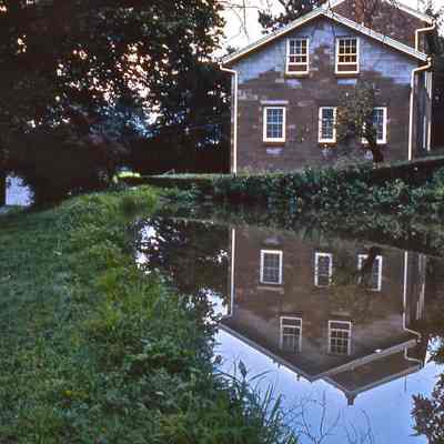 Night Miller's House with Cement Block Addition