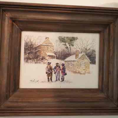 Print - Washington's Headquarters at Valley Forge