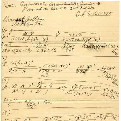 O. E. Collins Examination: Page 2