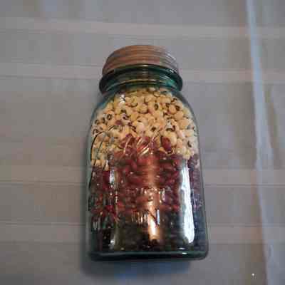 Jar - Black/Red/White Beans