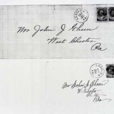 Envelopes photocopies - 1887/1888