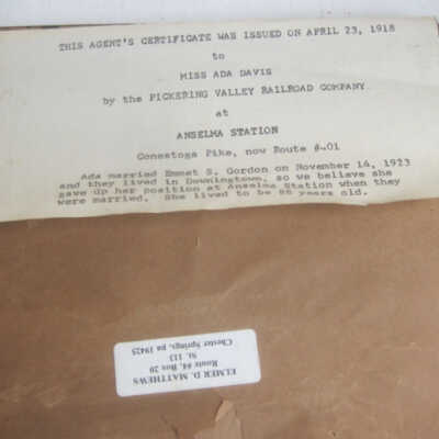 Back of Certification