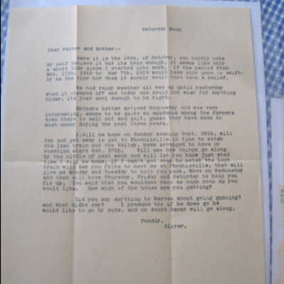 Letter 1A & Envelope 1B