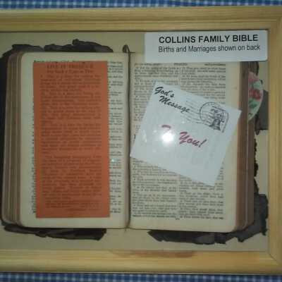 Bible - Oliver Collins Family