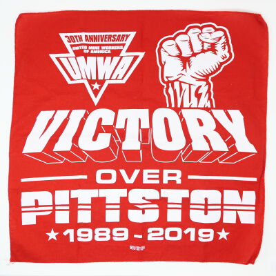 Victory Over Pittston red bandana