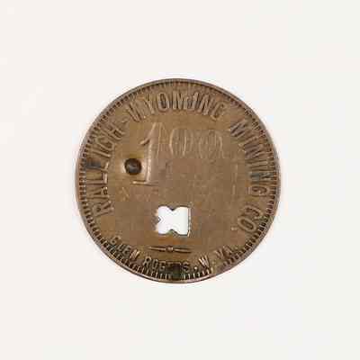 Raleigh-Wyoming Mining Co. Scrip, $1