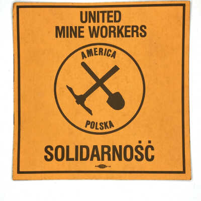 United Mine Workers + Solidarność sticker