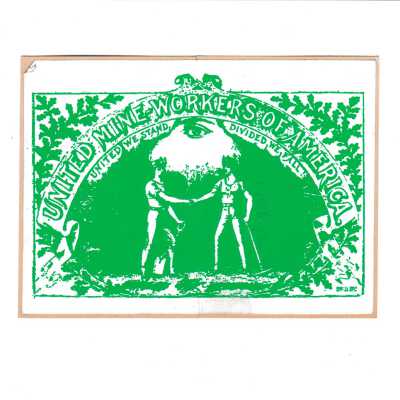 United Mine Workers sticker